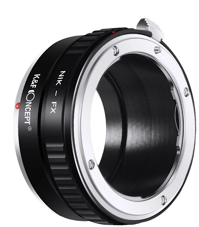 Objektyvas Adapteris - K&F Concept Nikon F-Mount Į Fuji X-Mount, Rankinis Fokusavimas, Aliuminio Konstrukcija, Juoda