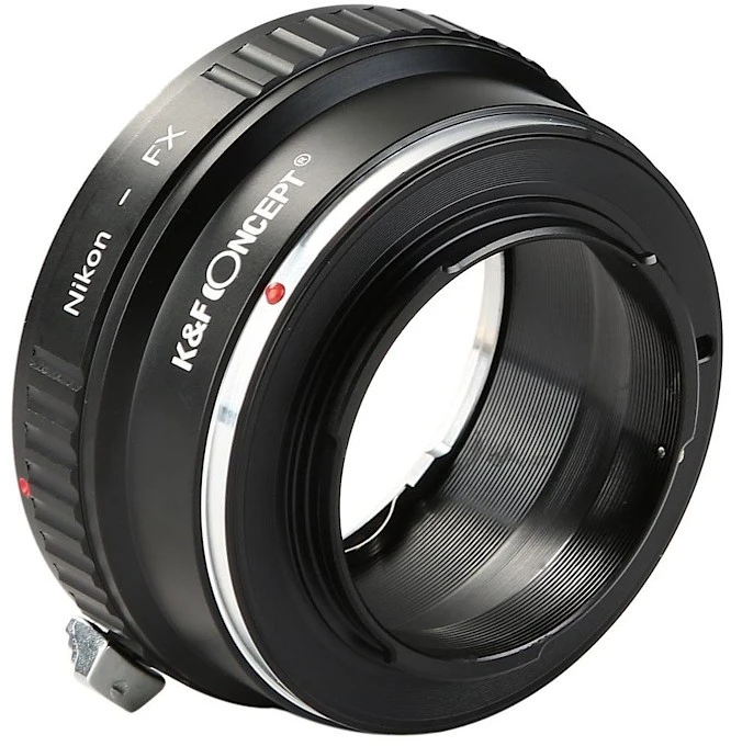 Objektyvas Adapteris - K&F Concept Nikon F-Mount Į Fuji X-Mount, Rankinis Fokusavimas, Aliuminio Konstrukcija, Juoda