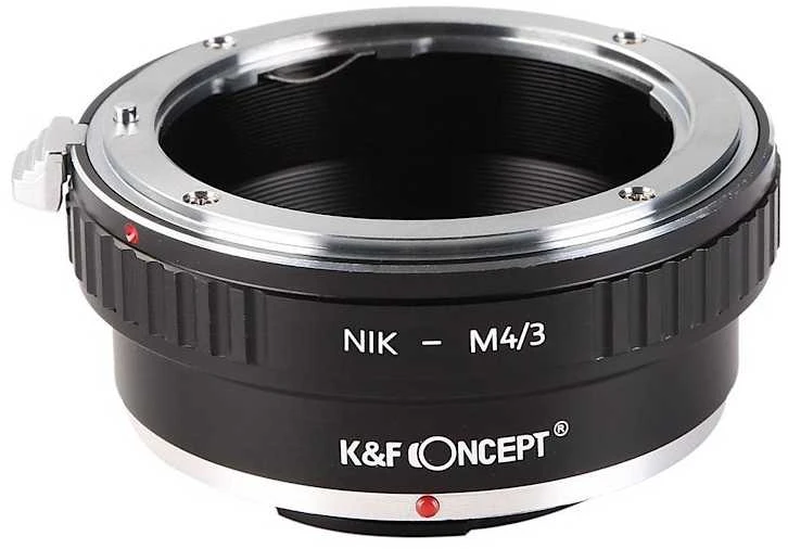 Objektyvas Adapteris - K&F Concept Nikon F-mount į Micro 4/3 objektyvo adapteris, aliuminis
