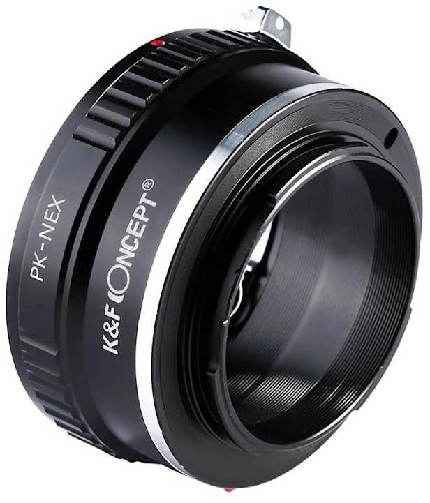 Objektyvas Adapteris - K&F Concept Pentax K-mount į Sony E-mount Aliuminis