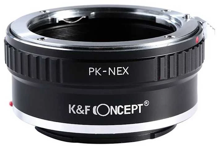 Objektyvas Adapteris - K&F Concept Pentax K-mount į Sony E-mount Aliuminis
