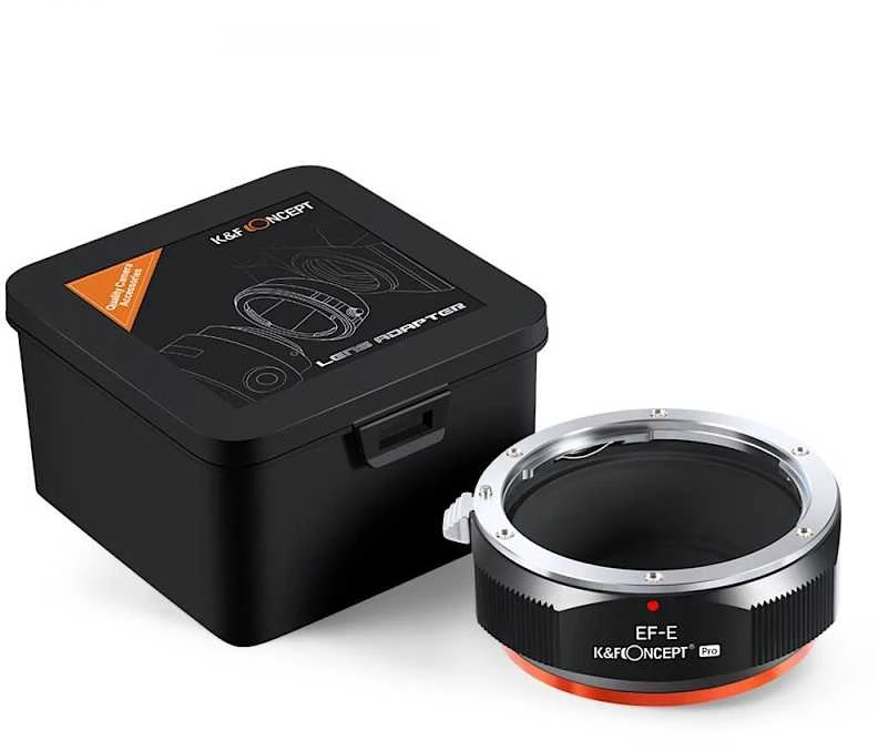 Objektyvas Adapteris - K&F Concept PRO Canon EF į Sony E-mount Rankinis Fokusavimas