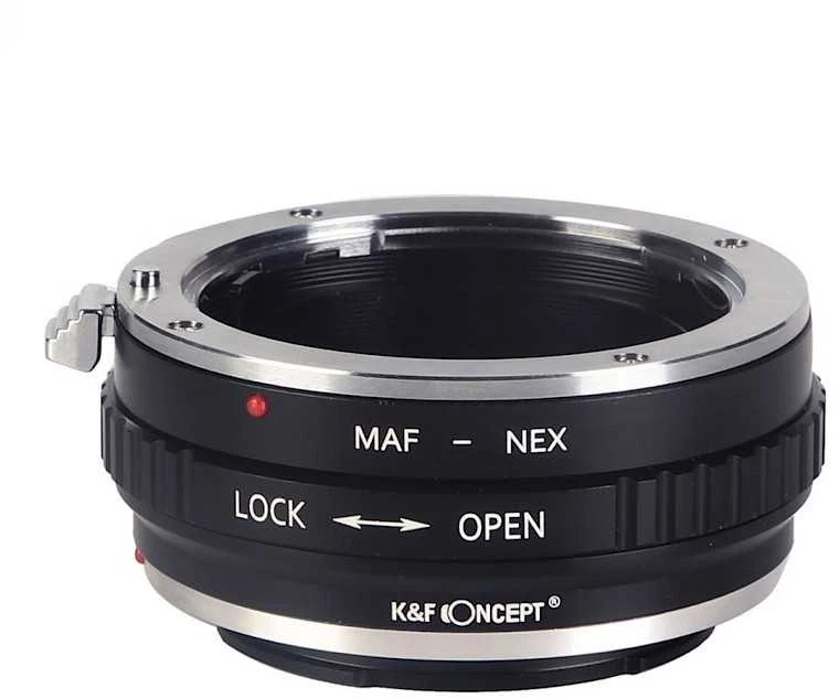 Objektyvas Adapteris - K&F Concept Sony A-mount/Minolta MAF į E-mount objektyvo adapteris