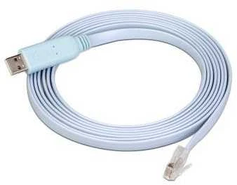 LANCOM konfigūracijos kabelis su RJ45 ir USB-A jungtimis