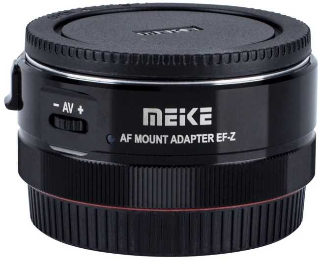 Objektyvas Adapteris - Meike MK EFTZ B automatinis montavimas Canon EF/EF-S į Nikon Z