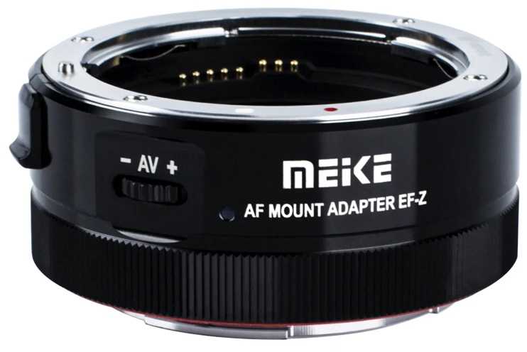 Objektyvas Adapteris - Meike MK EFTZ B automatinis montavimas Canon EF/EF-S į Nikon Z
