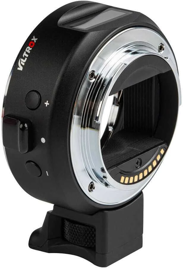 Objektyvas Adapteris - Viltrox EF E5 Canon EF/EF S į Sony E tvirtinimo adapterį, automatinis fokusavimas, OLED ekranas