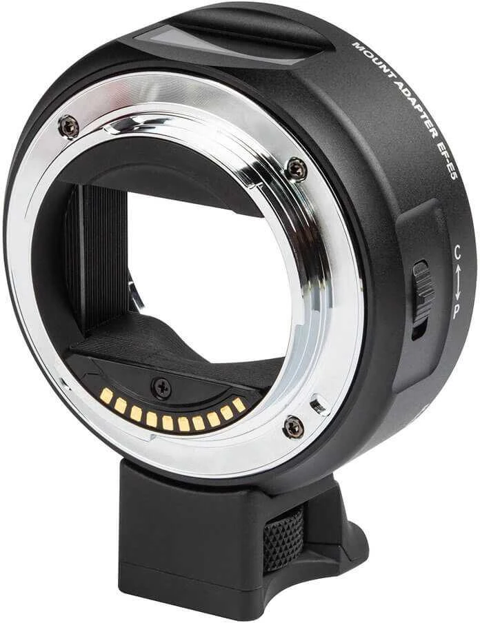 Objektyvas Adapteris - Viltrox EF E5 Canon EF/EF S į Sony E tvirtinimo adapterį, automatinis fokusavimas, OLED ekranas