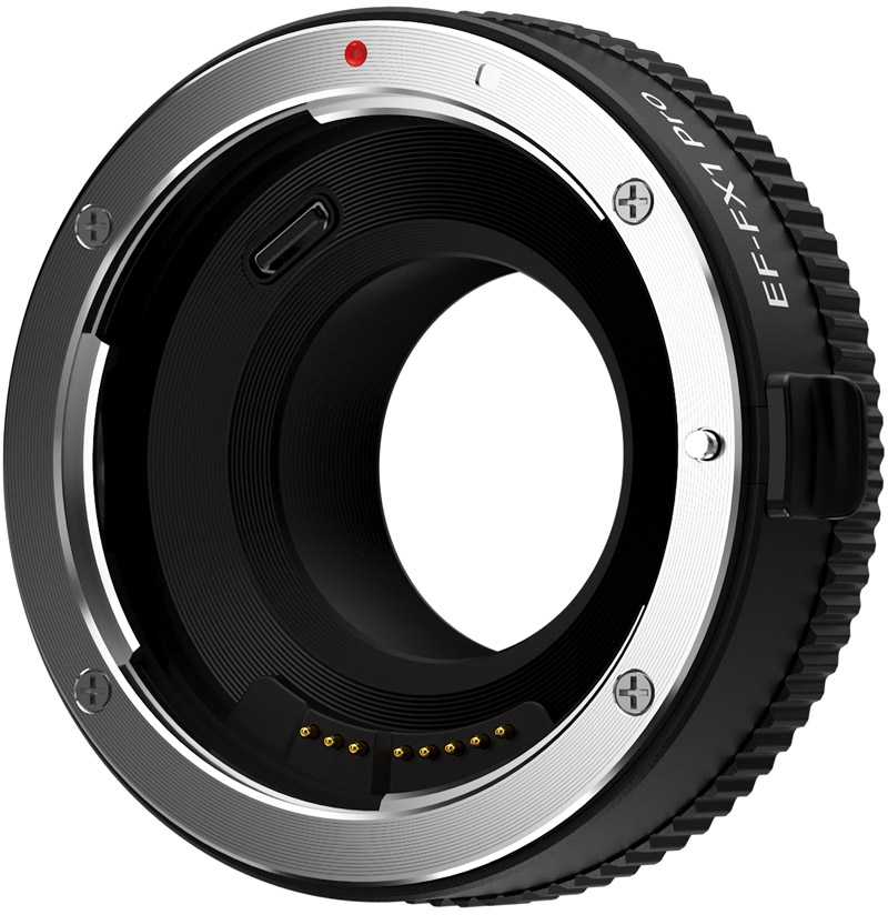 Objektyvas Adapteris - Viltrox EF FX1 PRO automatinio fokusavimo adapteris (Canon EF į Fuji X, metalinis)