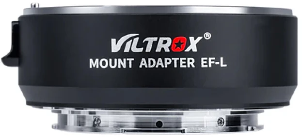 Adapteris - Viltrox EF L Automatinio Fokusavimo Objektyvo Montavimo Adapteris Canon EF/EF-S Objektyvams, Type C Atnaujinimo Prievadas, Juodas
