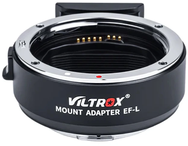 Adapteris - Viltrox EF L Automatinio Fokusavimo Objektyvo Montavimo Adapteris Canon EF/EF-S Objektyvams, Type C Atnaujinimo Prievadas, Juodas
