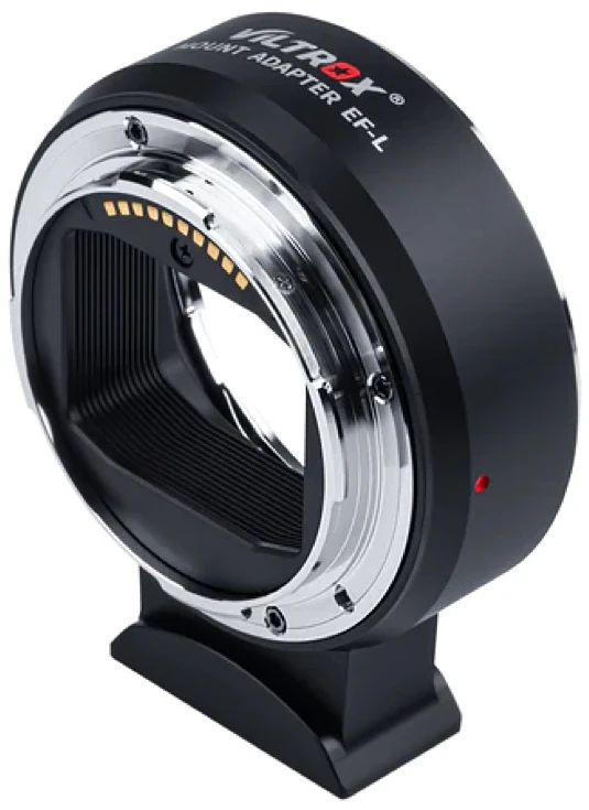 Adapteris - Viltrox EF L Automatinio Fokusavimo Objektyvo Montavimo Adapteris Canon EF/EF-S Objektyvams, Type C Atnaujinimo Prievadas, Juodas