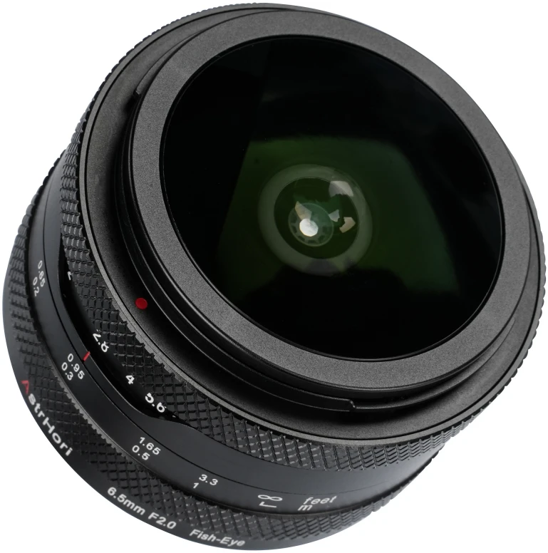 Objektyvas - AstrHori MF 6.5mm f/2 APS-C apvalus žuvies akies objektyvas Fujifilm X