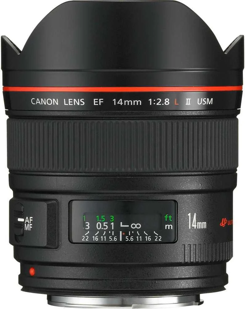 Objektyvas Canon EF 14mm f/2.8L II USM Juoda