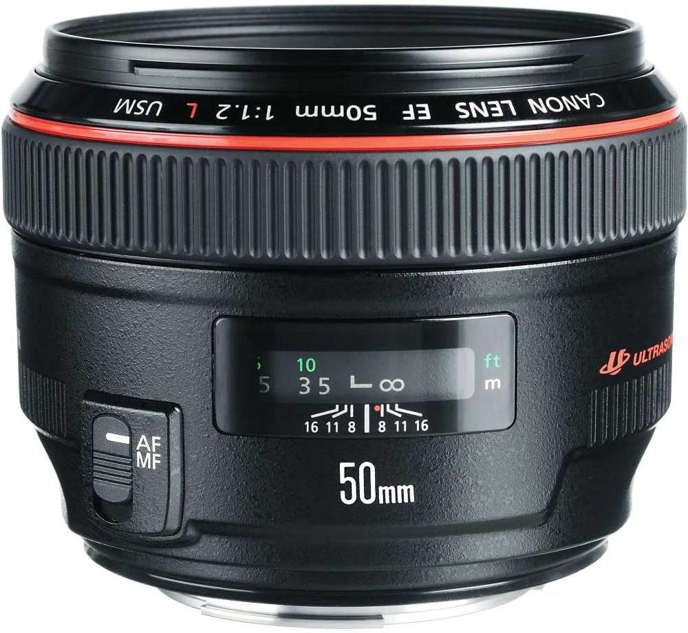 Objektyvas Canon EF 50mm f/1.2L USM SLR Juoda