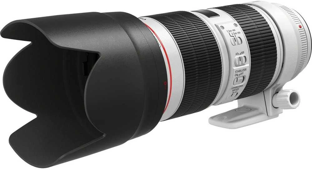 Canon EF 70-200 mm F 2.8 L IS III USM MILC/SLR Teleobjektyvas Juoda, Balta