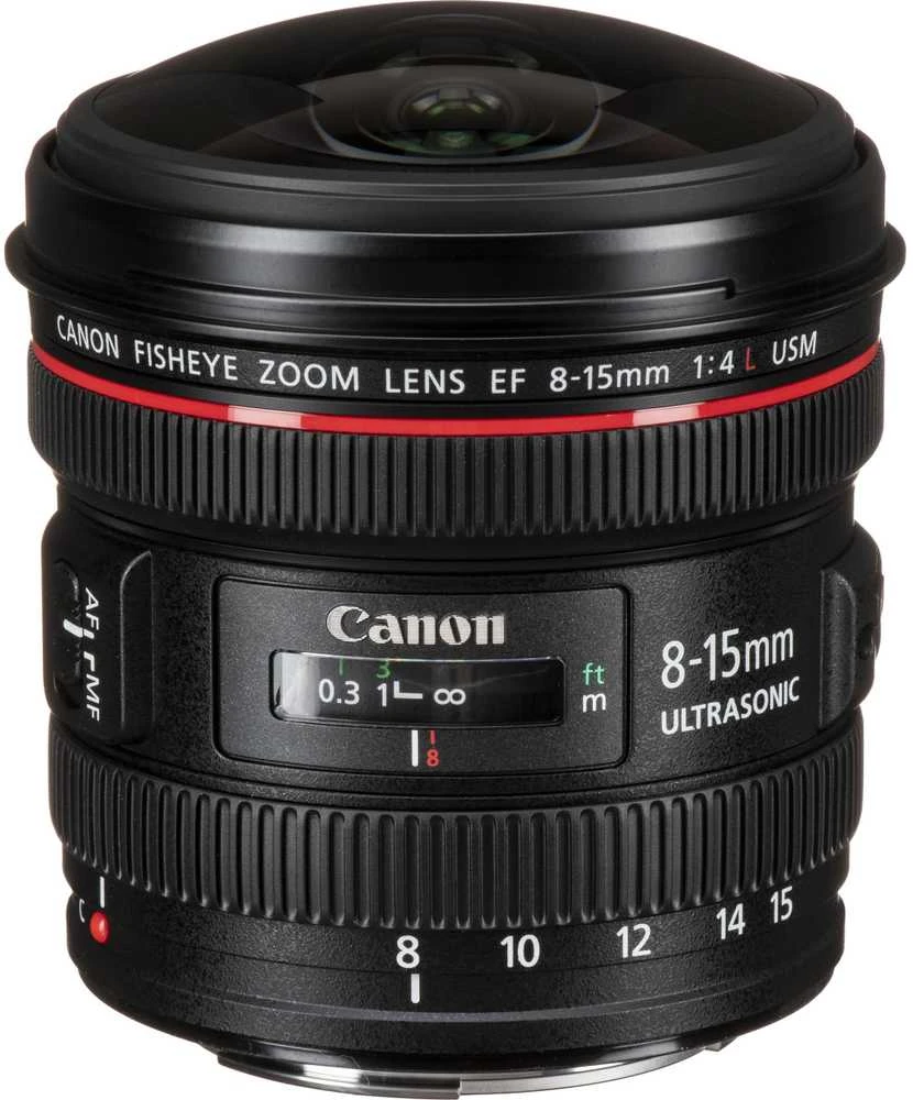 Objektyvas Canon EF 8-15mm f/4L Fisheye USM