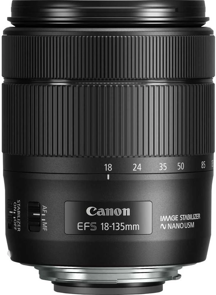 Objektyvas Canon EF-S18-135 IS USM Juoda
