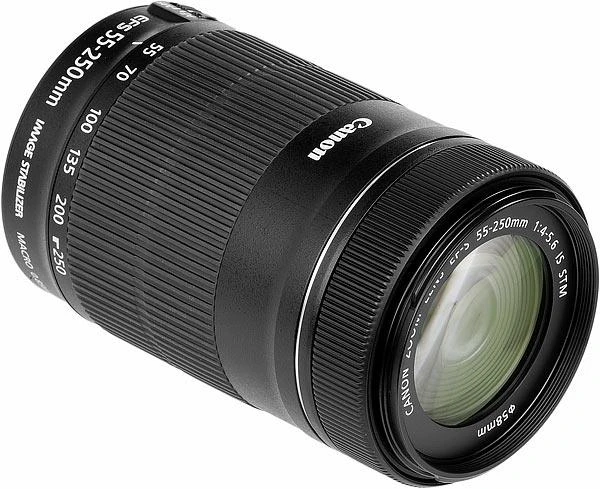 „Canon“ 55–250 mm f/4,0–5,6 EF-S IS STM objektyvas