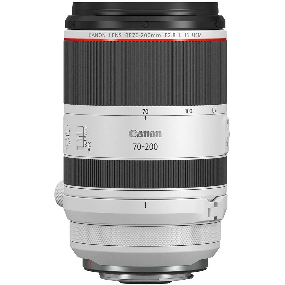 Canon RF 70-200mm F2.8L IS USM MILC/SLR Priartinimo teleobjektyvas Juoda, Balta
