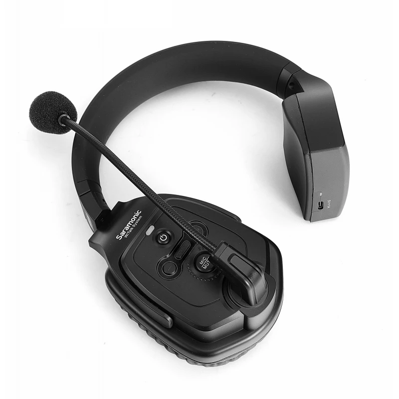 Objektyvas Interkomo Rankinis Telefonas - Saramonic WiTalk SRH Pilno Duplex 400m Nuotolis USB-C Įkrovimas