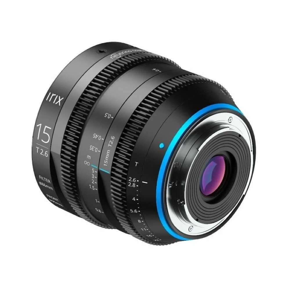 Objektyvas - Irix Cine 15mm T2.6 (dulkėms/drėgmei atsparus, 180° fokusavimo sukimas)