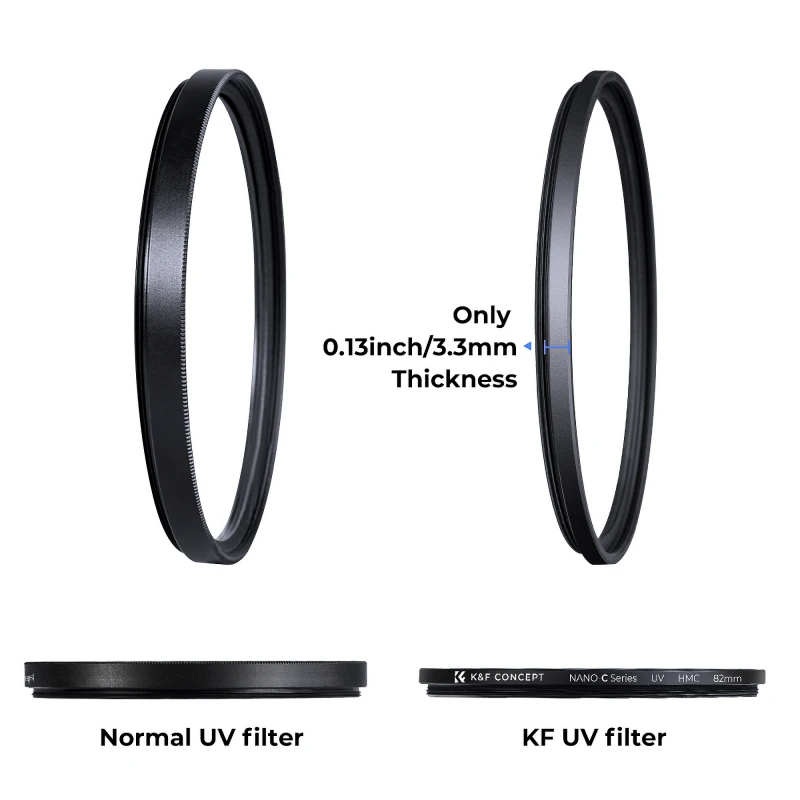 Objektyvo filtras - K&F Concept Classic HMC UV filtras 52 mm