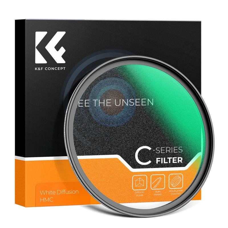 K&F Concept Nano-C HMC baltos miglos difuzinis filtras - 67 mm