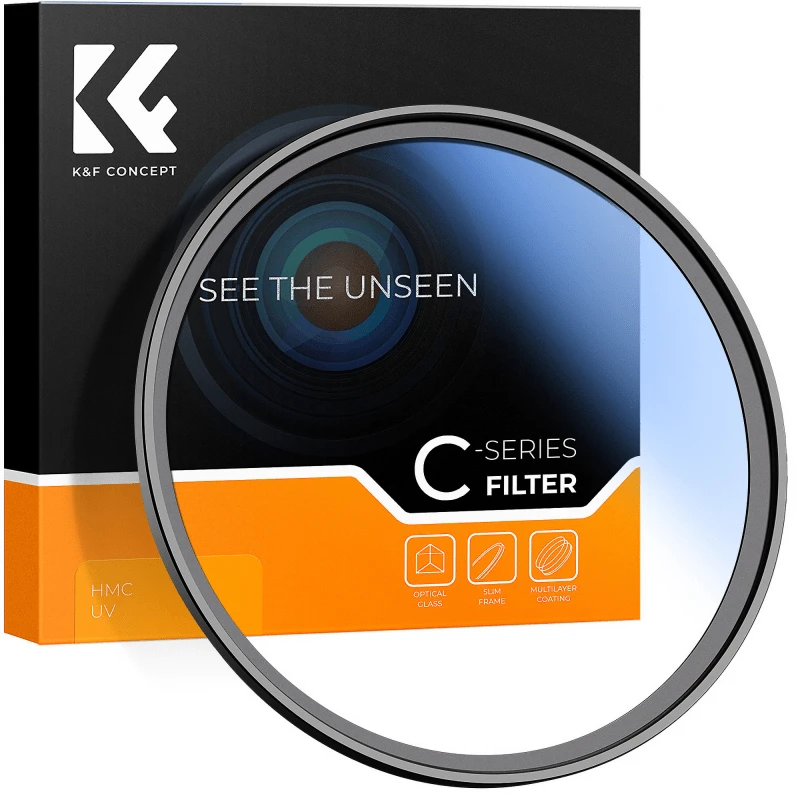 Objektyvo filtras - K&F Concept Classic HMC UV filtras 52 mm