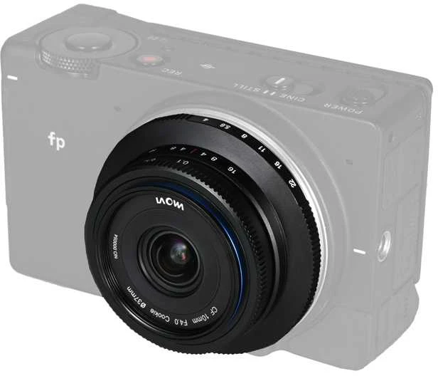 Objektyvas - Laowa 10mm f/4 Cookie L Mount APS-C 109.3° Juodas