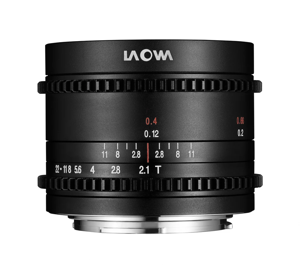 Kino Objektyvas - Laowa 7.5mm T2.1, 110° Matymo Kampas, 12cm Minimalus Fokuso Atstumas