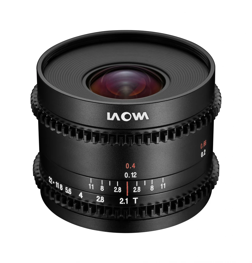 Kino Objektyvas - Laowa 7.5mm T2.1, 110° Matymo Kampas, 12cm Minimalus Fokuso Atstumas