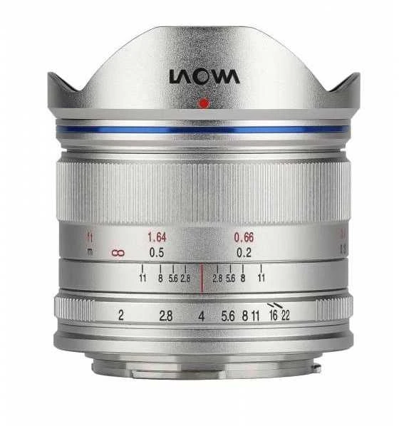 Objektyvas Laowa C-Dreamer Standartinis 7.5 mm f / 2.0 skirtas Micro 4/3 (Sidabrinis)