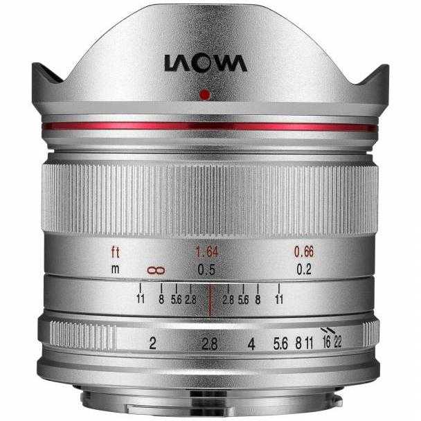 Objektyvas Laowa Lens C-Dreamer Lightweight 7.5 mm f/2.0 for Micro 4/3 (Sidabrinis)