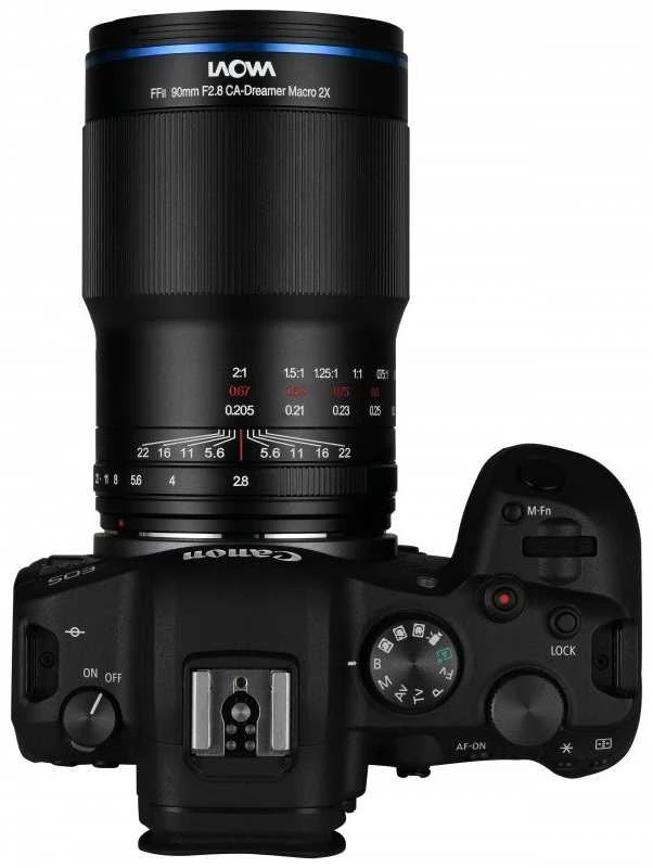 Laowa Venus Optics 90mm f/2.8 Ultra Macro APO objektyvas, skirtas Canon RF