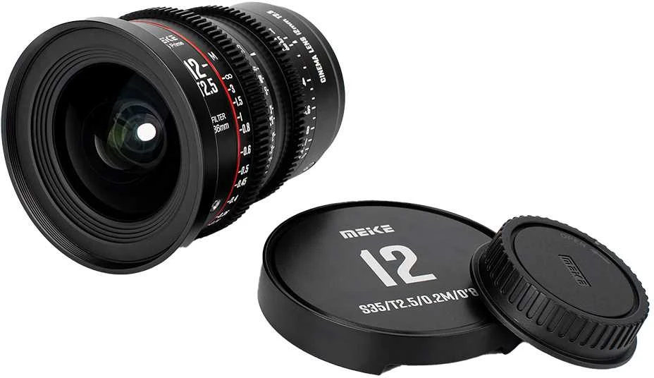 Objektyvas - Meike 12mm T2.5 Super 35 Prime EF Mount Metal
