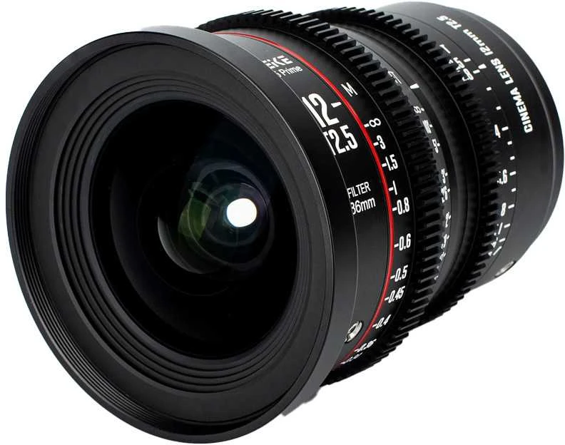 Objektyvas - Meike 12mm T2.5 Super 35 Prime EF Mount Metal