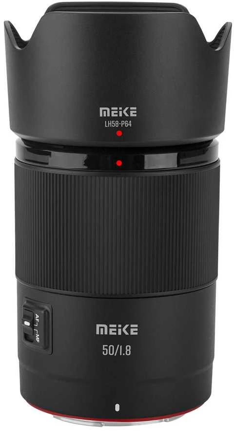 Objektyvas - Meike 50mm f/1.8 AF STM objektyvas Nikon Z tvirtinimui 382g 58mm filtras