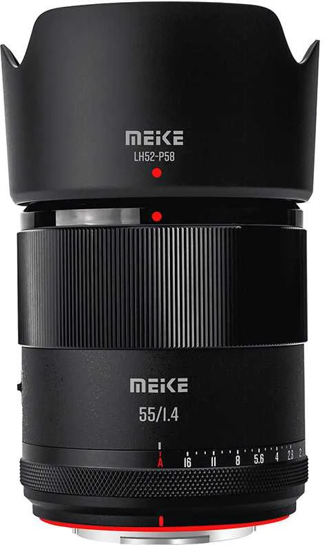 Objektyvas - Meike 55mm f/1.4 AF objektyvas (Nikon Z, 11 elementų, 0.61m)