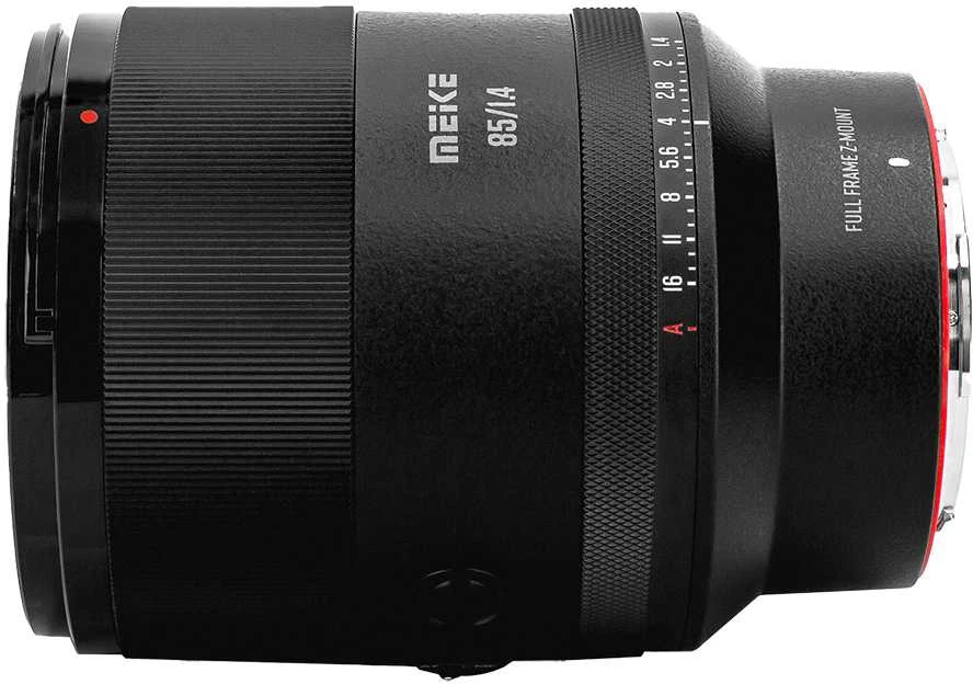 Objektyvas - Meike 85mm f/1.4 AF STM objektyvas Fullframe (Nikon Z, 13 elementų, 0.63m)