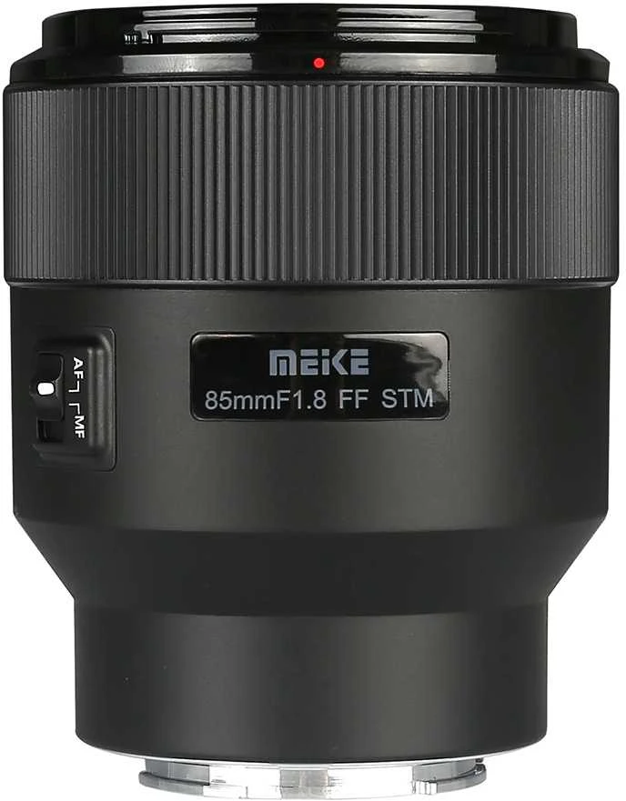 Objektyvas - Meike 85mm f/1.8 AF STM Fuji X Mount, teleobjektyvas, juodas
