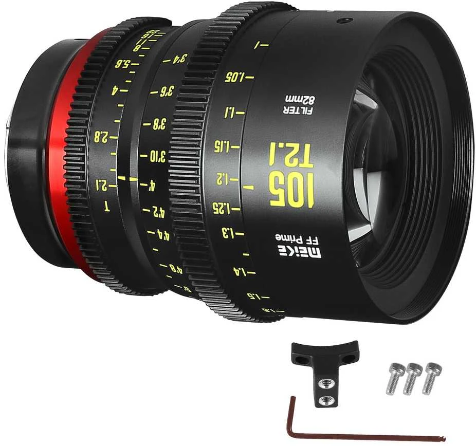 Objektyvas - Meike MK 105mm T2.1 Full-Frame Sony E Mount 105mm T2.1