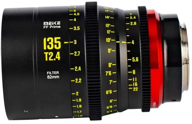Objektyvas - Meike MK 135mm T2.4 PL Mount (135mm, T2.4-T22, 1m fokusas)