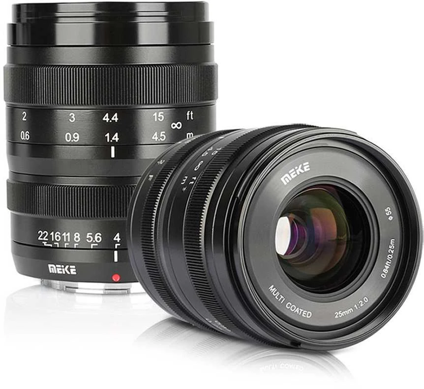 Objektyvas MeiKe MK-25mm F2,0 Canon EF-M
