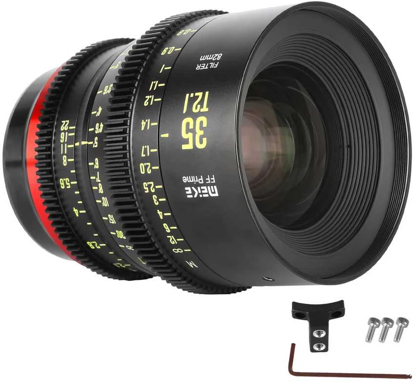 Objektyvas - Meike MK 35mm T2.1 FF RF Mount, viso kadro, 330° fokusavimo nuotolis