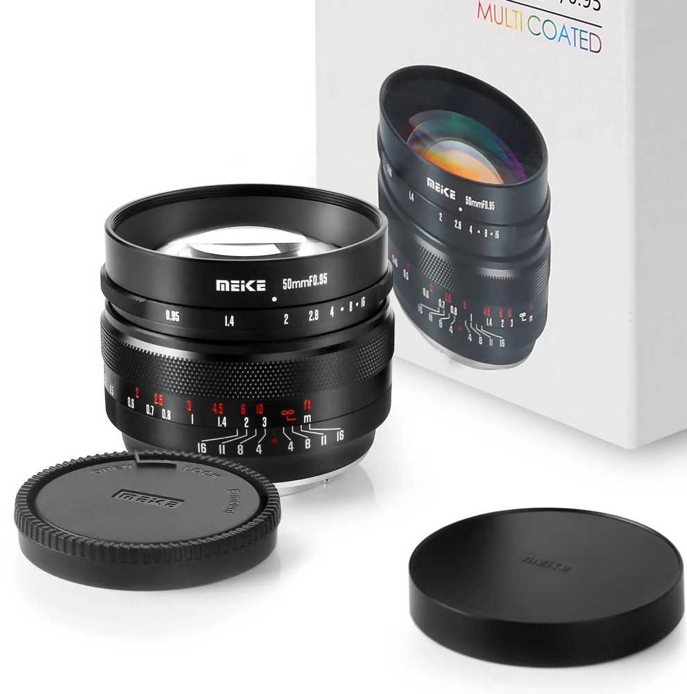 Objektyvas - Meike MK 50mm f/0.95 Canon RF mount Metal Body