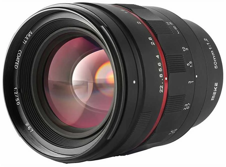 Objektyvas - Meike MK 50mm F1.2 Nikon Z montavimo rankinis fokusavimas fiksuotas objektyvas