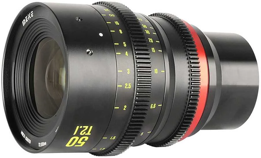 Objektyvas - Meike MK 50mm T2.1 Sony E Mount Full-Frame Juodas
