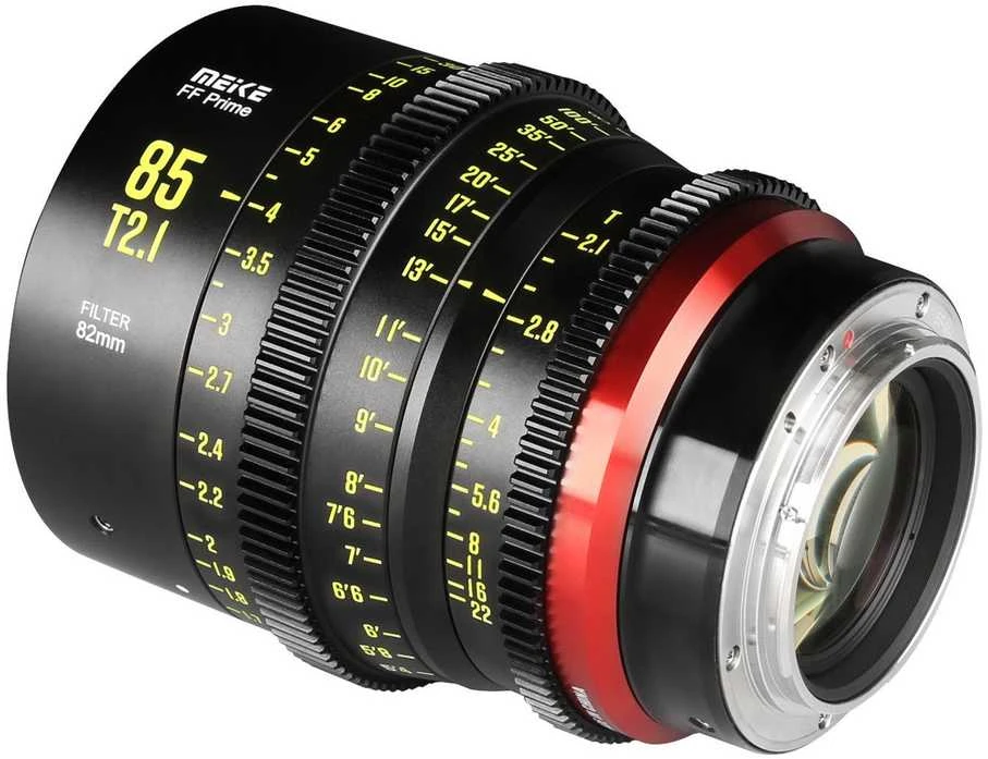 Objektyvas - Meike MK 85mm T2.1 Full-Frame Lens 330° Focus Rotation Juodas