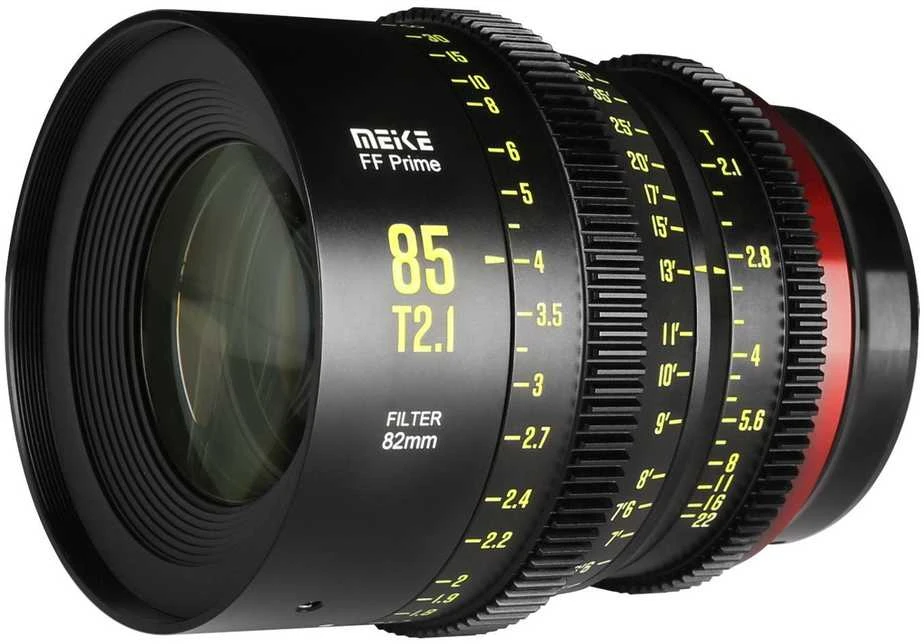 Objektyvas - Meike MK 85mm T2.1 Full-Frame Lens 330° Focus Rotation Juodas